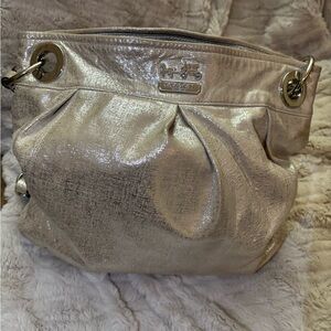 Coach Madison Metallic Leather Handbag
